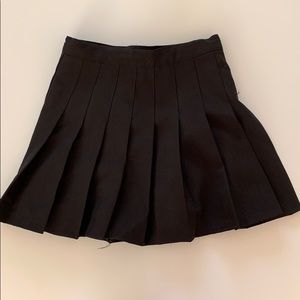 Black Cheerleader Style skirt